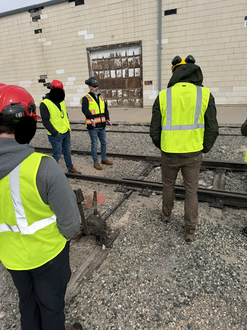 Rail infrastructure — close-range assessment of railroad track systems and structural components.